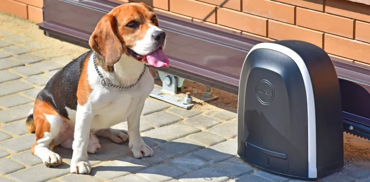 Умный привод для откатных ворот ALUTECH Roteo RTO-500MKIT-Sm + проводные фотоэлементы LM-L