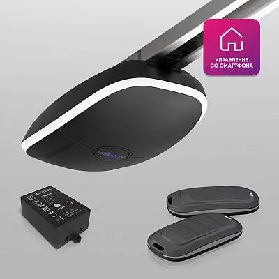 Умный привод ALUTECH Levigato LG‑600F‑Sm для гаражных ворот + модуль Wi‑fi
